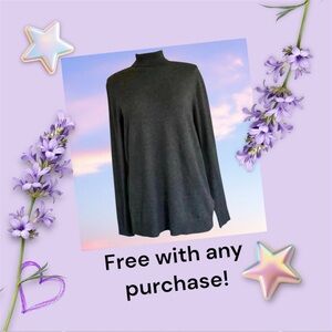 FREE ✅Soft Modal Blend Turtleneck  Sweater